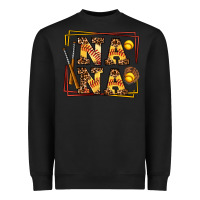 Black softball  nana Heavyweight Sweatshirt - AdoDesignShop
