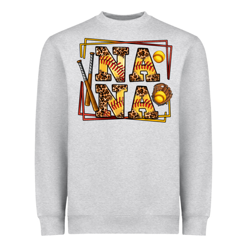 Softball  Nana Heavyweight Sweatshirt by AdoDesignShop | Teevron