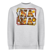 Heather Grey softball  nana Heavyweight Sweatshirt - AdoDesignShop