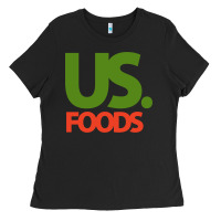 Black us foods design Ladies Tee - StudioElite