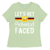 Matcha lets get schnitzel faced men women vintage oktoberfest t shirt Ladies Tee - StudioElite