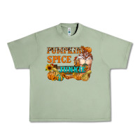 Oil Green Pumpkin Spice Junkie Urban Heavy Tee - FaDigitalArtStudio