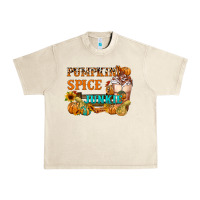 Sandshell Pumpkin Spice Junkie Urban Heavy Tee - FaDigitalArtStudio