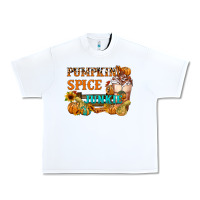 White Pumpkin Spice Junkie Urban Heavy Tee - FaDigitalArtStudio
