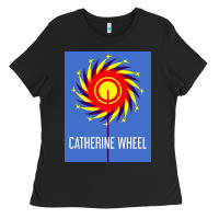 Black The Essential Design-(Catherine-Wheel) Ladies Tee - StudioElite