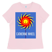 Bubblegum Pink The Essential Design-(Catherine-Wheel) Ladies Tee - StudioElite