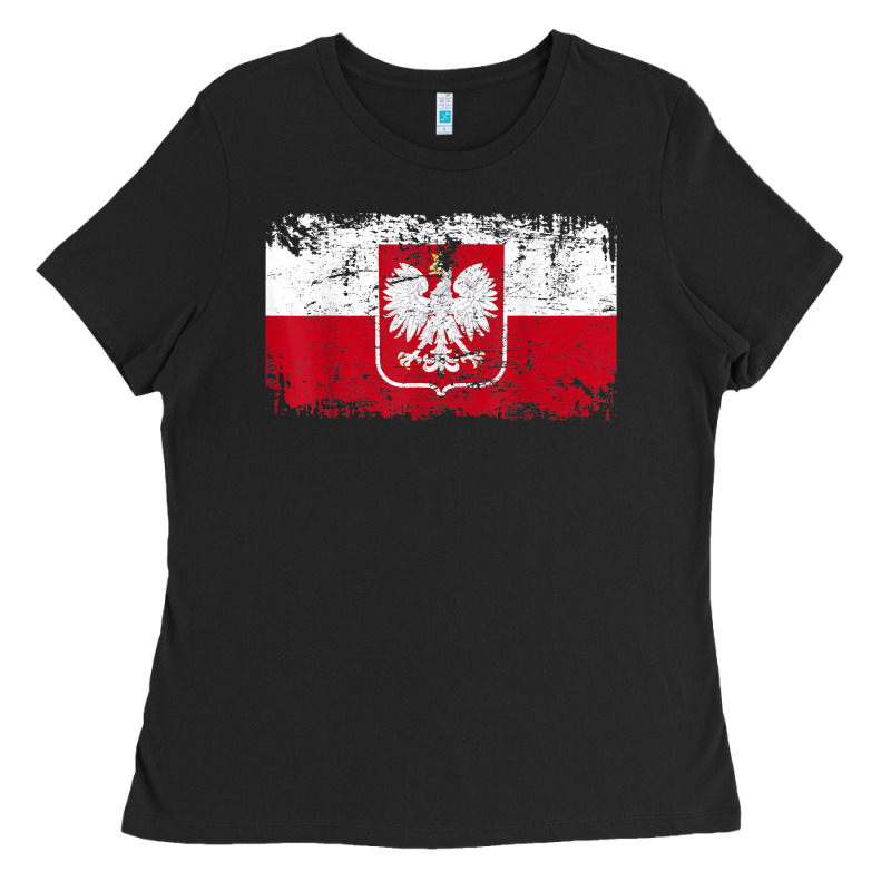 Poland Polska Flag Vintage  Men Women Kids  Poland T Shirt Ladies Tee by StudioElite | Teevron