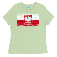 Matcha poland polska flag vintage  men women kids  poland t shirt Ladies Tee - StudioElite