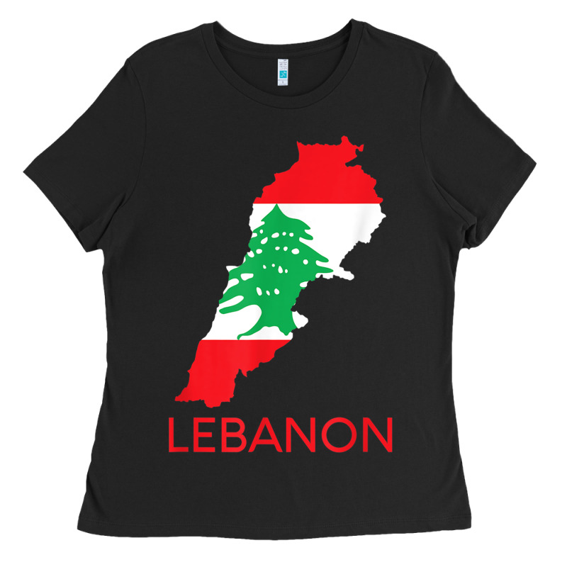 Lebanon Flag Cedar Tree Beirut Lebanese Arabic Arab Islam Ladies Tee by StudioElite | Teevron
