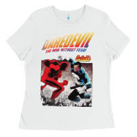 White dare devil Ladies Tee - StudioElite