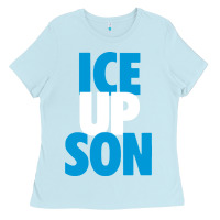 Baby Blue ice up son Ladies Tee - StudioElite