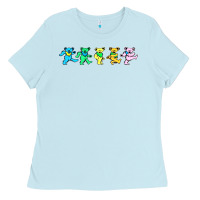 Baby Blue jerry's designer bears Ladies Tee - StudioElite