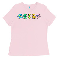 Bubblegum Pink jerry's designer bears Ladies Tee - StudioElite