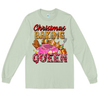Matcha christmas baking queen Long Sleeve Tee - FaDigitalArtStudio