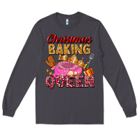 Smoke christmas baking queen Long Sleeve Tee - FaDigitalArtStudio