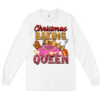 White christmas baking queen Long Sleeve Tee - FaDigitalArtStudio