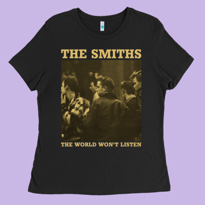 The Smiths The World Won't Listen Gift Men Women Ladies Tee Designed By Studioelite