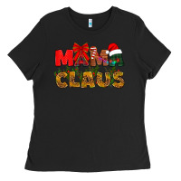 Black Mama claus mother's day Ladies Tee - HowdyJamesFarm