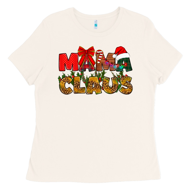 Mama Claus Mother's Day Ladies Tee by HowdyJamesFarm | Teevron