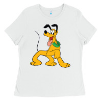 White pluto Ladies Tee - StudioElite