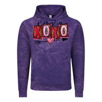 Cloud Purple Xoxo Love Vintage Hoodie - FaDigitalArtStudio