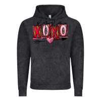 Vintage Black Xoxo Love Vintage Hoodie - FaDigitalArtStudio