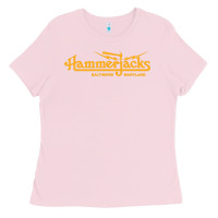 Bubblegum Pink Hammerjacks 70S Ladies Tee - StudioElite