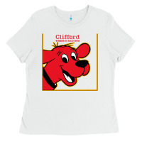 White clifford the big red dog Ladies Tee - StudioElite