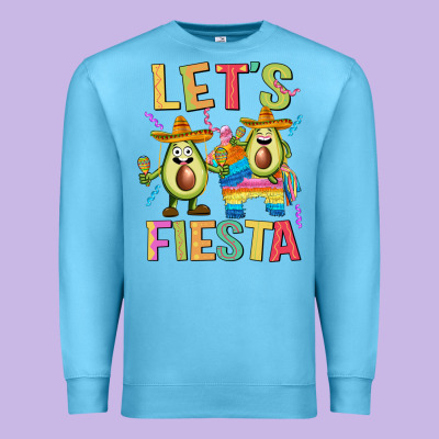 Let's Fiesta Premium Sweatshirt Designed By Jahusdesignshop