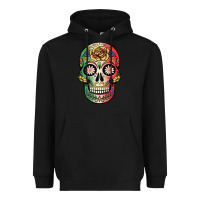 Black mexican skull Heavyweight Hoodie - JahusDesignShop
