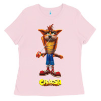 Bubblegum Pink Crash Bandicoot  Yo Yo Ladies Tee - StudioElite