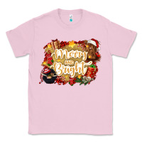 Bubblegum Pink merry and bright Classic Tee - CowGirlArtShop