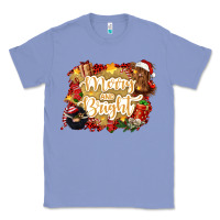 Colony Blue merry and bright Classic Tee - CowGirlArtShop