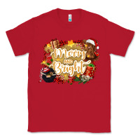 Red merry and bright Classic Tee - CowGirlArtShop