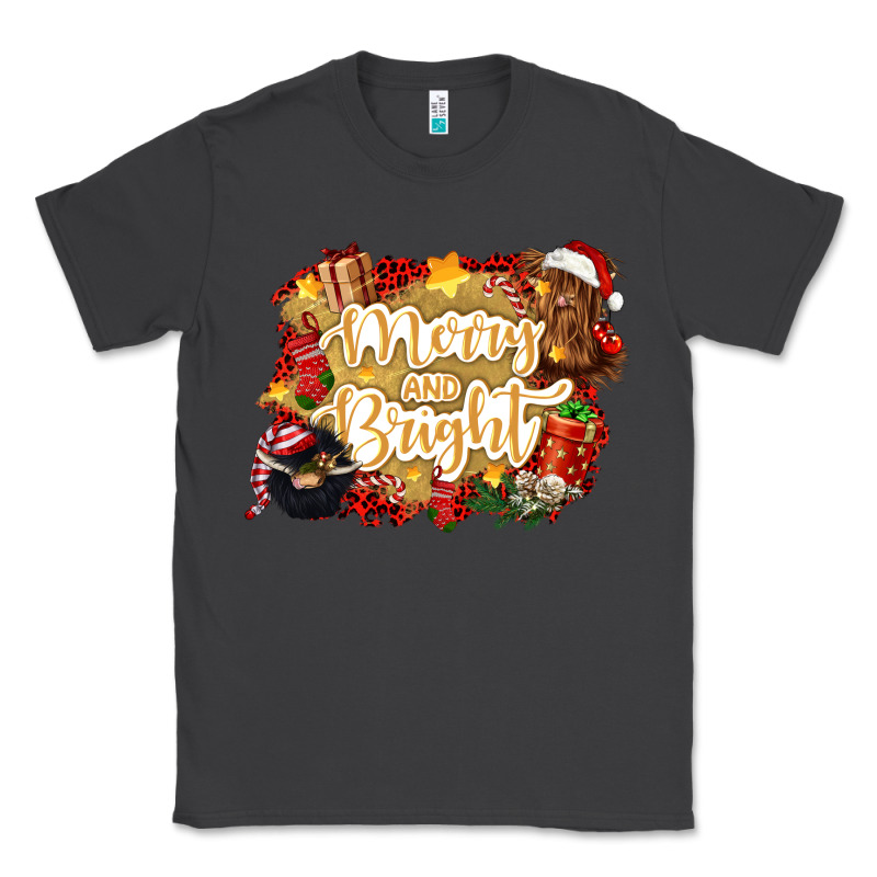 Merry And Bright Classic Tee by CowGirlArtShop | Teevron