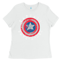 White Captain Save-A-Hoe Vintage Funny Retro Ladies Tee - StudioElite