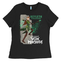 Black the legend of vox machina keyleth long sleeve t sh Ladies Tee - StudioElite