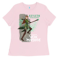 Bubblegum Pink the legend of vox machina keyleth long sleeve t sh Ladies Tee - StudioElite