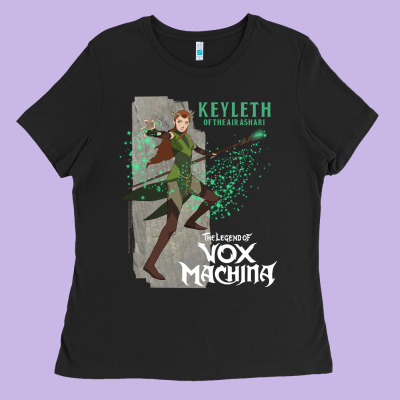 The Legend Of Vox Machina Keyleth Long Sleeve T Sh Ladies Tee Designed By Studioelite
