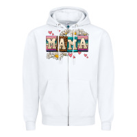White mama Zipper Hoodie - AdoDesignShop