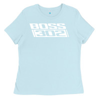 Baby Blue boss 302 (white) Ladies Tee - StudioElite
