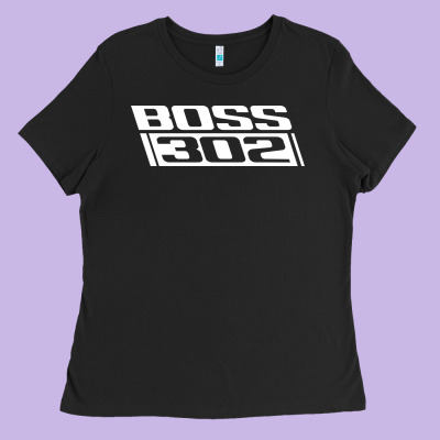 Boss 302 (white) Ladies Tee Designed By Studioelite