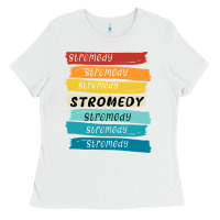 White stromedy Ladies Tee - StudioElite