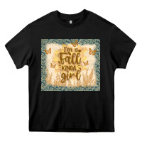 Black i'm a fall kinda girl Heavy Core Tee - TumblerDesignByShophia