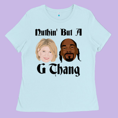 Snoop And Martha G Thang Perfect Gift Ladies Tee Designed By Studioelite