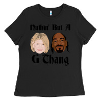 Black Snoop And Martha G Thang Perfect Gift Ladies Tee - StudioElite