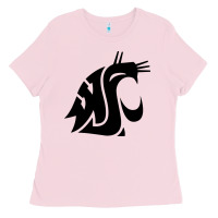 Bubblegum Pink washington state cougars football Ladies Tee - StudioElite