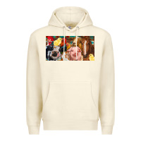 Sandshell Farm animals with aztec Premium Hoodie - RanaPortraitStore