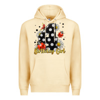 Pina Colada ladybug birthday girl age 4 Premium Hoodie - LillyAllenDesigns