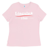 Bubblegum Pink president abraham lincoln campaign honest abe gift t shirt Ladies Tee - StudioElite